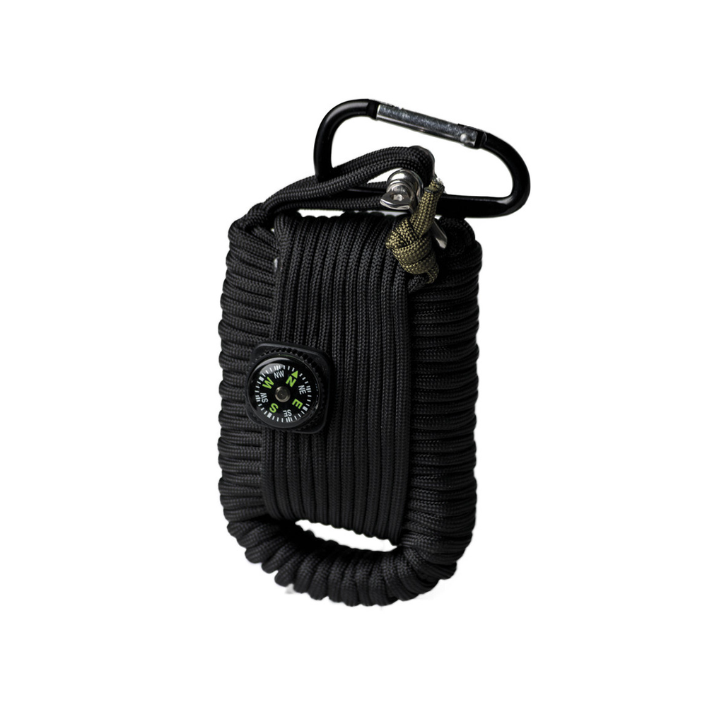 Kit Paracorde survie - Noir
