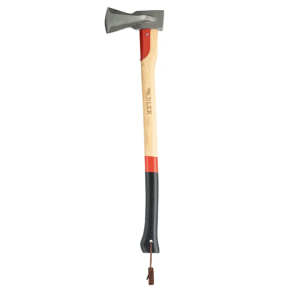 [ADL-130.0H200A011] Hache à fendre Adler (protection en cuir incluse)