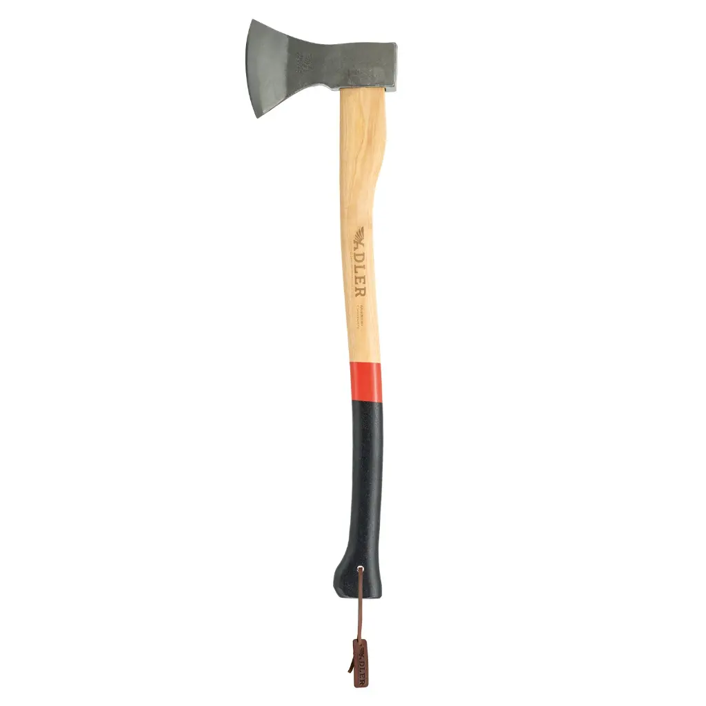 [ADL-101.0H125A011] Adler - Hache Rheinland (protection en cuir incluse)