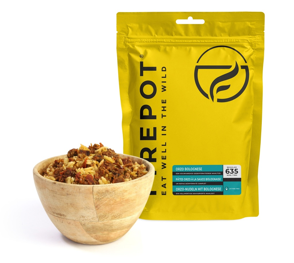 [HAW-FPMEAT03OOL] Repas déshydraté FIREPOT Orzo Pasta Bolognese