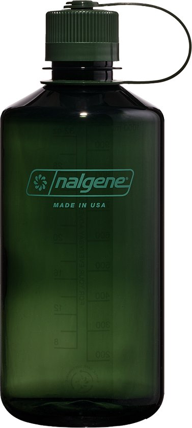 Nalgene Narrow Mouth Gourde 1L Jade Sustain