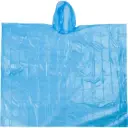 Poncho en vinyle avec capuchon