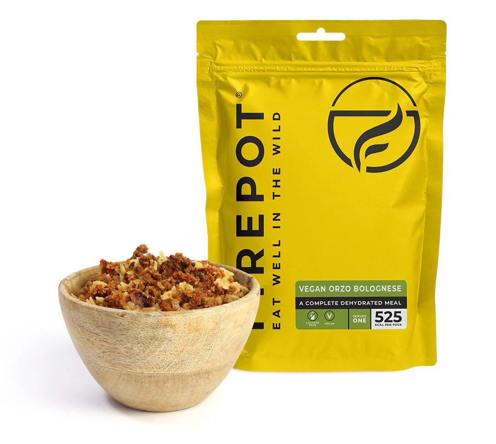 [HAW-FPVEGAN04OVL] Repas déshydraté FIREPOT Vegan Orzo Bolognese
