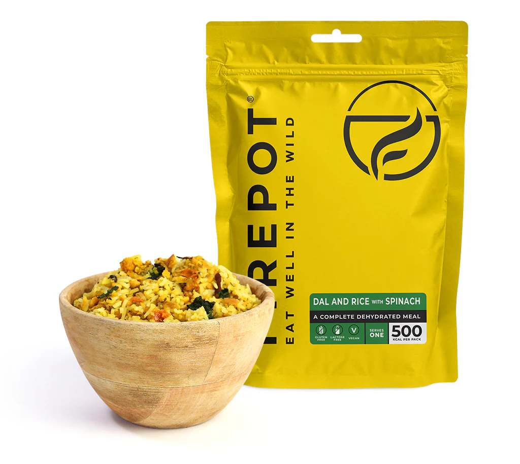 [HAW-FPVEGAN10GVL] Repas déshydraté FIREPOT Dahl and Rice with Spinach