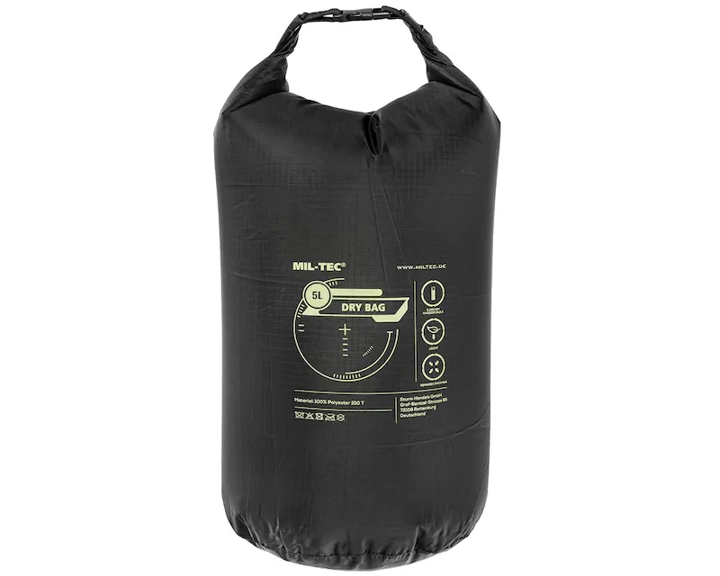 [STU-13877902] MilTec Drybag 5L (Noir)