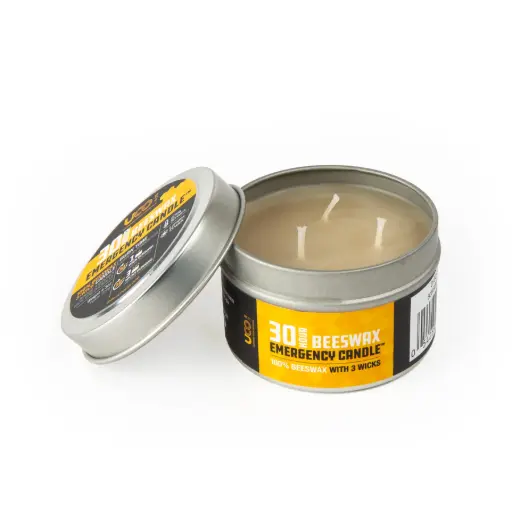 [ADO-UC D-EC-30H-B] Bougie d'urgence UCO 30 heures en cire d'abeille