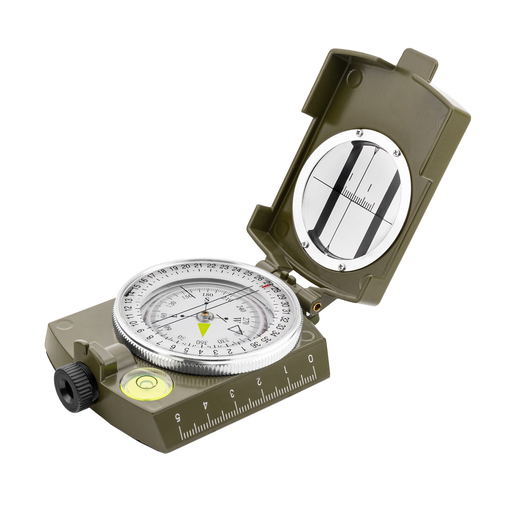 [stu15789000] Boussole Mil‑Tec Métal avec étui