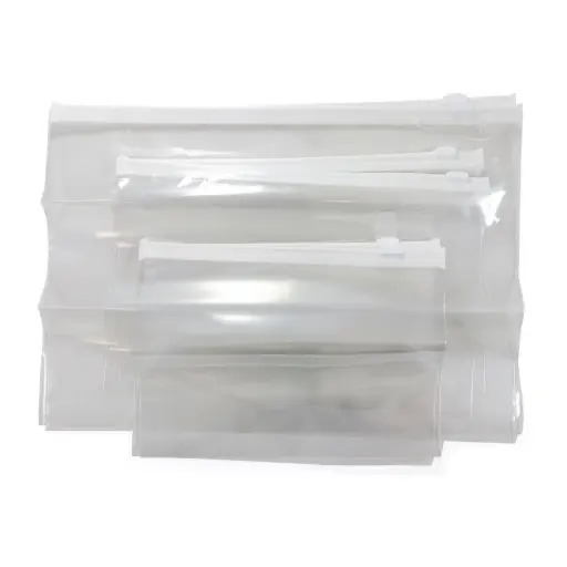 [REL-11230] BasicNature  Set de sacs zip transparents (6 pièces) 