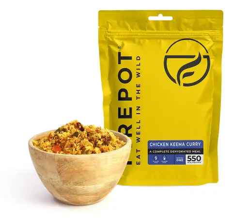 [HAW-FPMEAT13GOL] Repas déshydraté FIREPOT Chicken Keema Curry