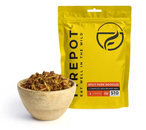 [HAW-FPMEAT09OOL] Repas déshydraté FIREPOT Spicy Pork Noodles